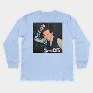 VINTAGE ANDY CROONER Kids Long Sleeve T-Shirt